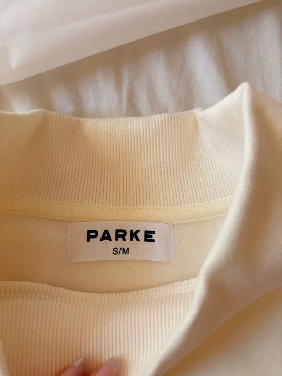 PARKE White Varsity Mockneck - Picture 4 of 4